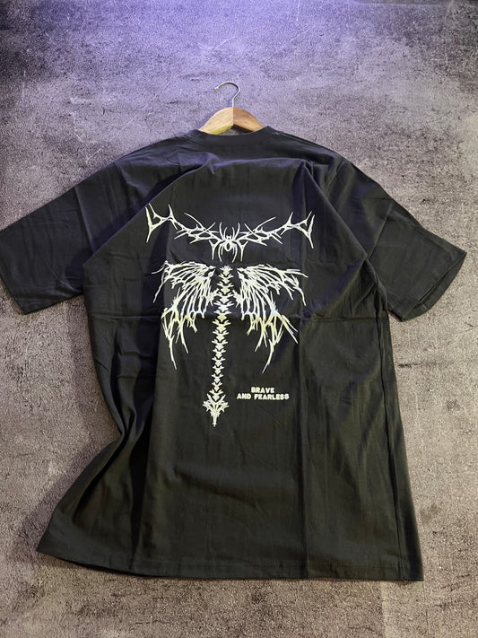 TEE ARACHNE SPINE - BLACK